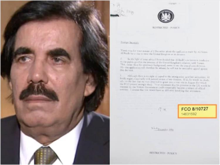 علي البيض منع من دخول بريطانيا خوفاً من قيامه بهذا الأمر !