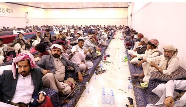 قبائل الجوف تجتمع وتعلن موقفها بعد دعوة النفير العام