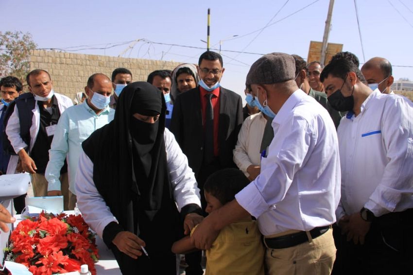 لمروق يدشن الحملة الطارئة للتحصين ضد مرض الحصبة في شبوة