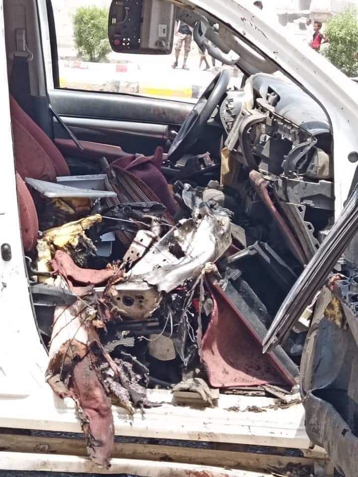 شبح المفخخات يعود إلى عدن .. مصادر تكشف عن هوية القيادي الذي قتل بإنفجار سيارته 