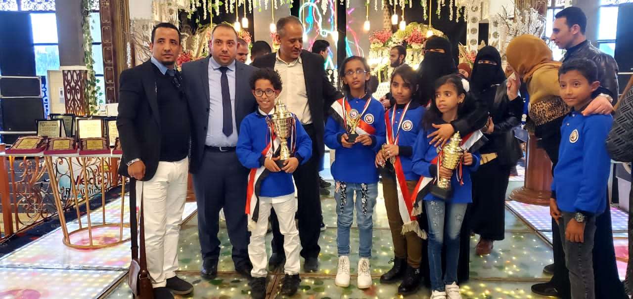 ممثلا اليمن البراء ورفا يفوزان بالمراكز الأولى بمسابقة رياضيات "الفيدا ماث" في مصر
