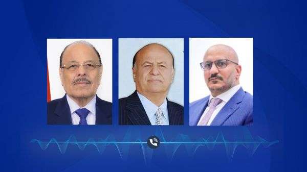 طارق صالح يجري اتصال مع عبدربه منصور وعلي محسن .. وهذا ماقله