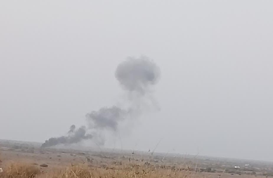 شاهد طران التحالف يدك حصون الحوثي في حجة