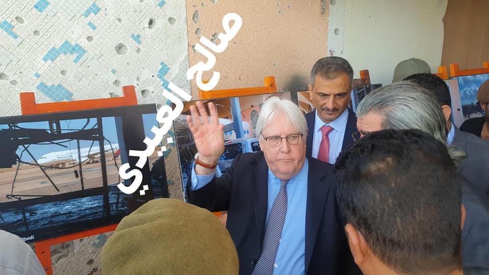 المبعوث الأممي يصل الى العاصمة المؤقتة عدن .. وهذه الشخصية التي كانت في إستقباله ؟