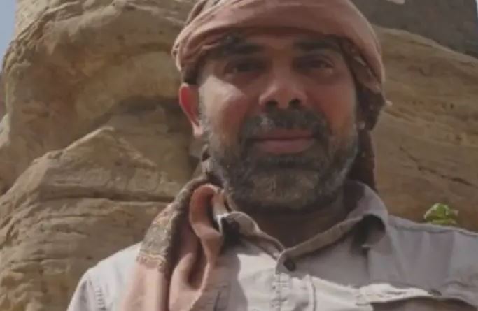 شاهد صورة متداولة لهيثم طبطبائي اثناء مشاركته العمليات العسكرية في اليمن