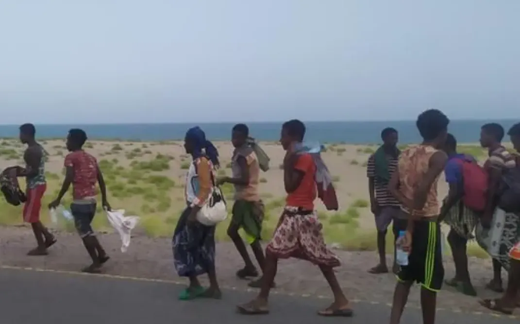  المنظمة الدولية للهجرة تعلن عن وصول أكثر من 97 ألف مهاجر إلى اليمن منذ بداية العام