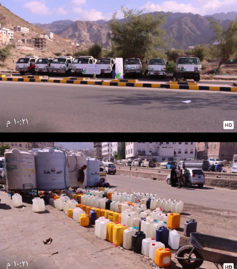مؤسسة أفق تطلق مشروع الحياة… مياهٌ نقية تصل إلى قلوب النازحين وأسر على خطوط النار في تعز