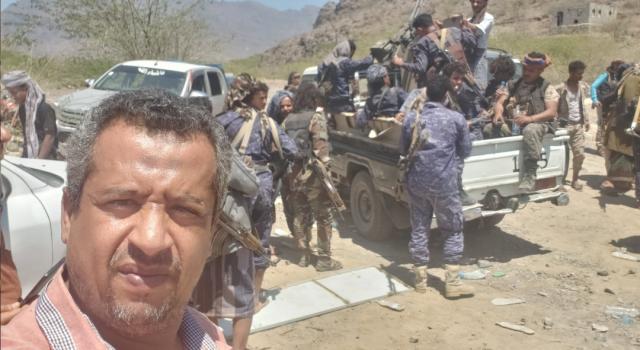 قوات الجيش الوطني قريبة من جبل غباري المطل على خط تعز الحديده.. صورة 