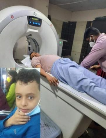 شاهد ولأول مرة ”يمني” يتبرع بـ”ثلث هذة الجزء من جسمه” لنجله! 