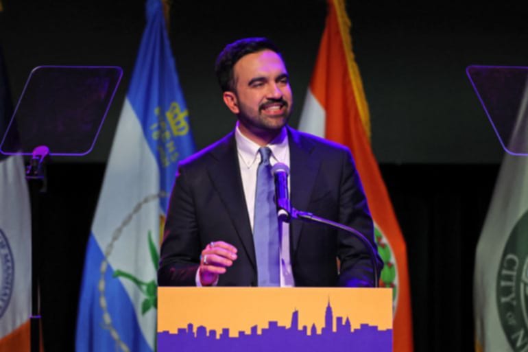 حاكم أكبر مدن أمريكا الجديد زهران ممداني  يخاطب اليمنيين في خطاب النصر