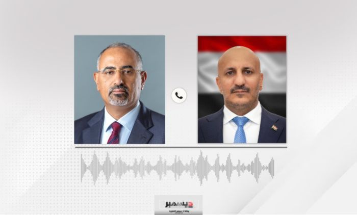 بعد لقاء علني في ابوظبي ..  اتصال بين طارق صالح وعيدروس الزبيدي يناقش أبرز القضايا