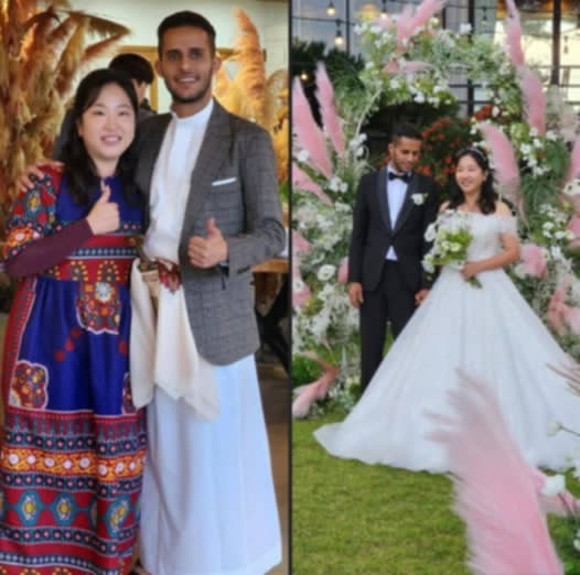  سائحة كورية تتعرف على شاباً يمنياً  في سقطرى و تتزوج منه رسمياً 