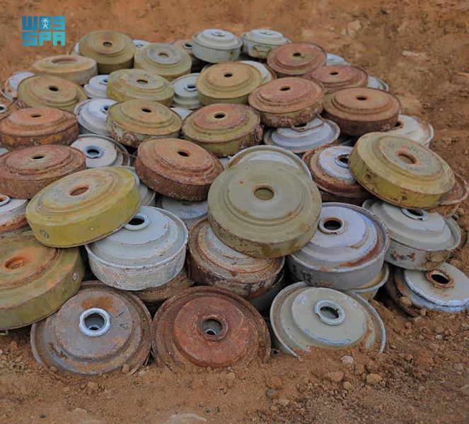 مسام" ينتزع 1,352 لغمًا في خلال أسبوع