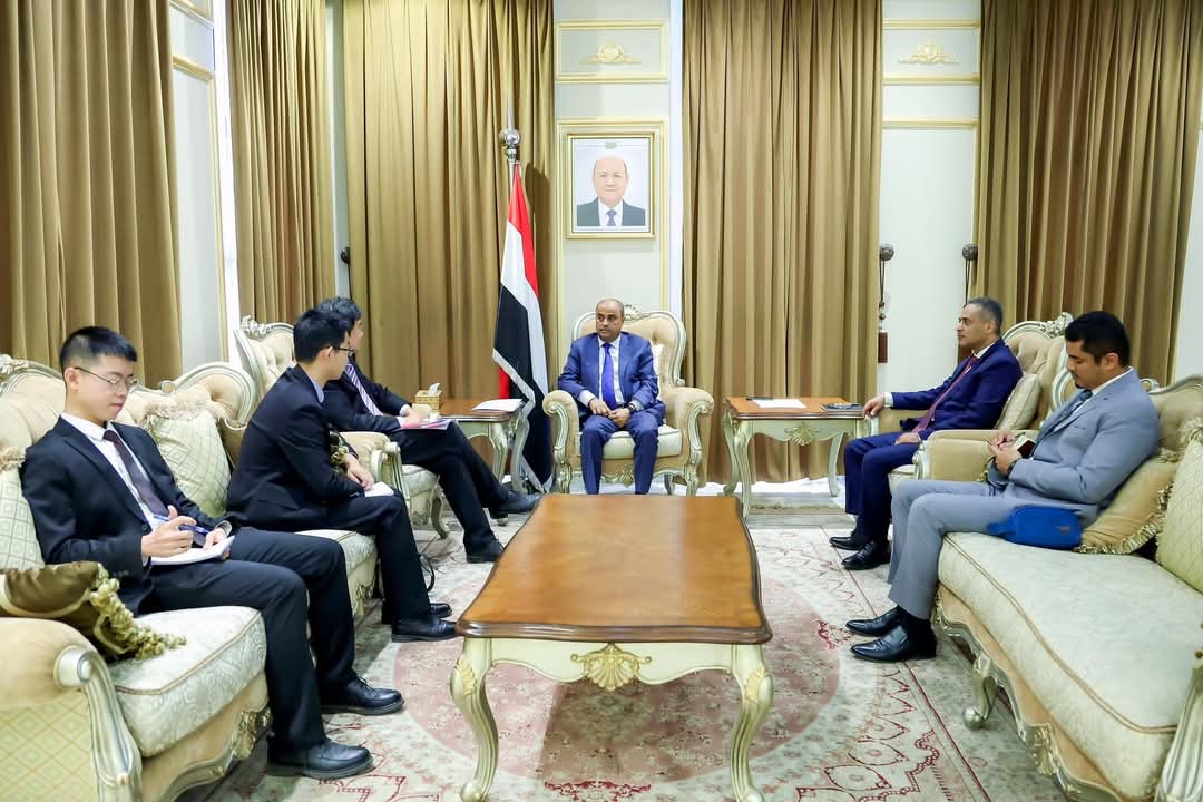 تأكيد حكومي بشأن زيادة الدعم الصيني للجوانب الاقتصادية والخدمية في اليمن