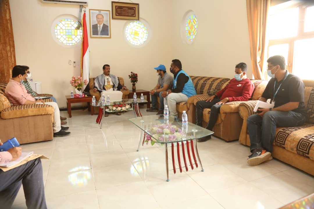 مأرب .. الوكيل مفتاح يناقش مع ممثلي المنظمات الدولية الوضع الإنساني والاغاثي بالمحافظة