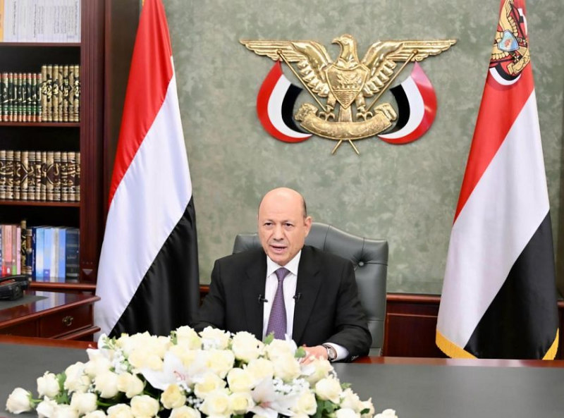 الرئيس العليمي يوجه خطابًا هاما لشعبنا اليمني في الداخل والخارج