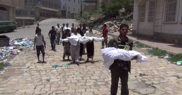 الحكومة اليمنية تدين مجزرة جديدة ارتكبتها مليشيا الحوثي بحق أطفال تعز