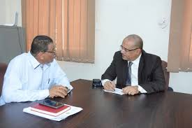 وزير التخطيط يناقش مع عطروش تحديات الأمن الغذائي في اليمن