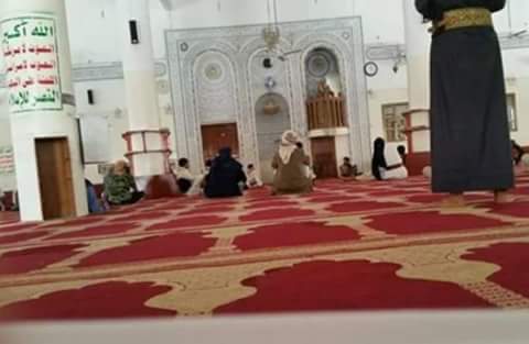 مسلسل اقتحام مليشيا الحوثي المساجد  مستمر "اقتحام مسجد في نقم"