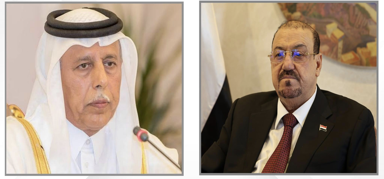 البركاني يهنئ رئيس مجلس الشورى القطري باليوم الوطني