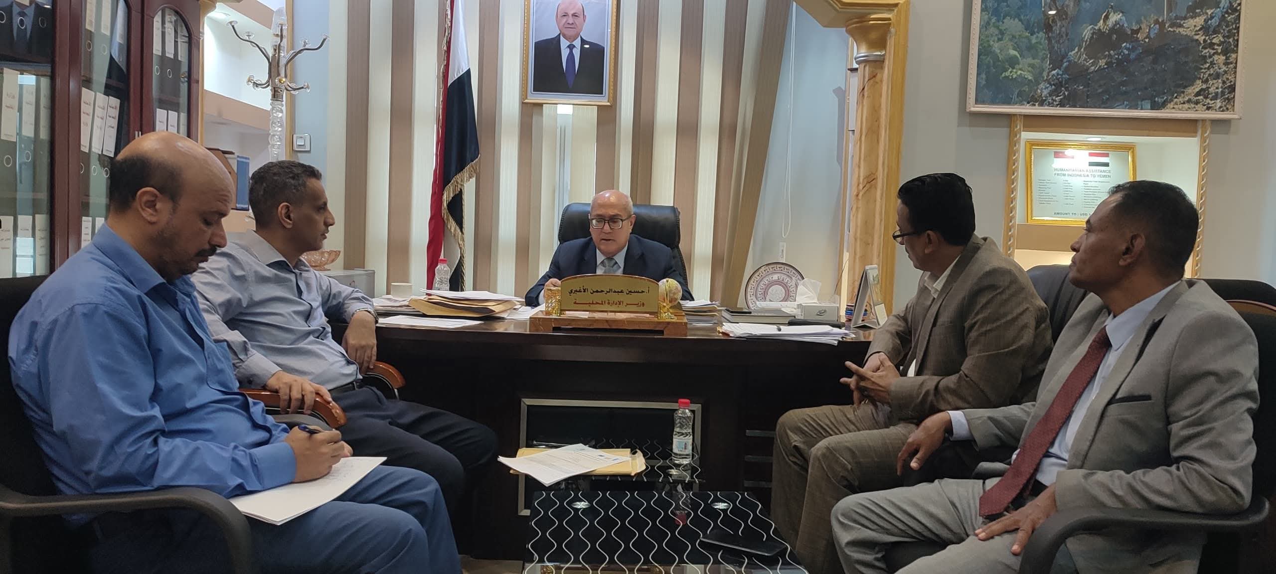 مناقشة الترتيبات والأولويات اللازمة لتنفيذ برنامج تبادل الخبرات بين اليمن مصر