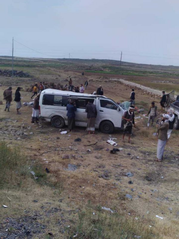 وفاة وإصابة 17 طالبا بحادث مروع بهذه المحافظة اليمنية