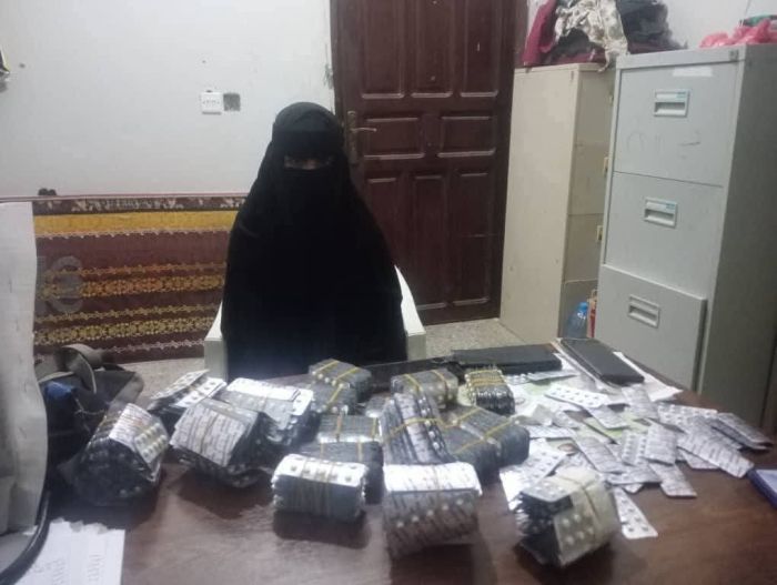 الأجهزة الأمنية في محافظة الضالع تحبط محاولة تهريب مخدرات من مناطق الحوثيين