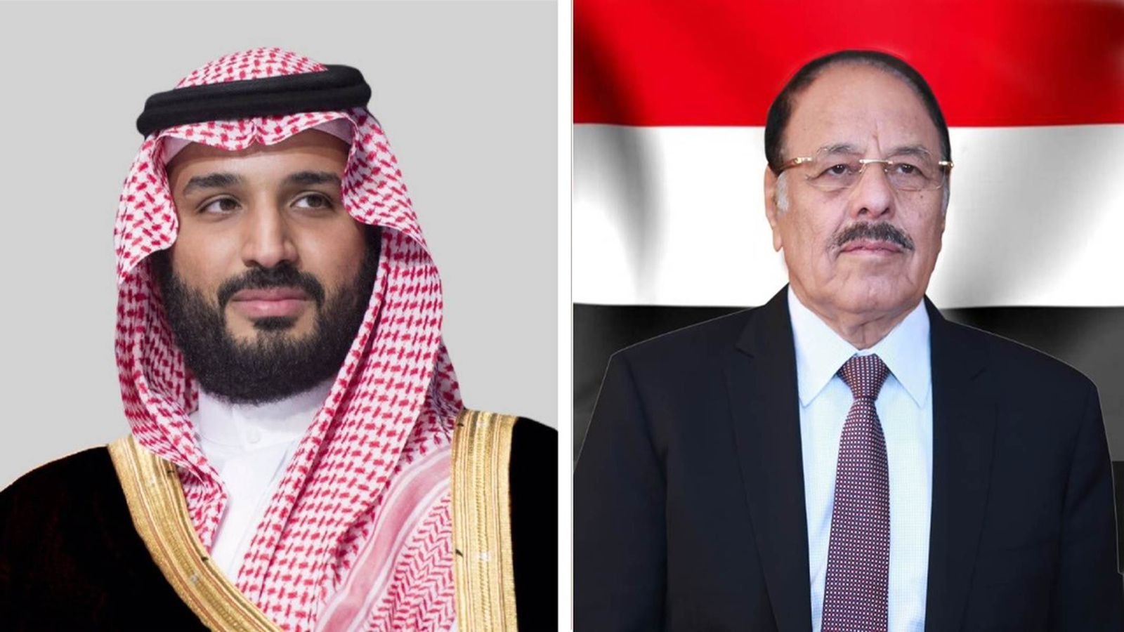 علي محسن يهنئ ولي العهد السعودي بمناسبة يوم التأسيس