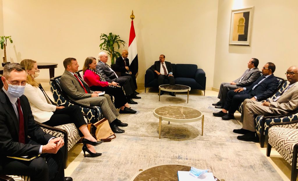 البركاني يبحث مع المبعوث الأمريكي مستجدات الأوضاع على الساحة اليمنية