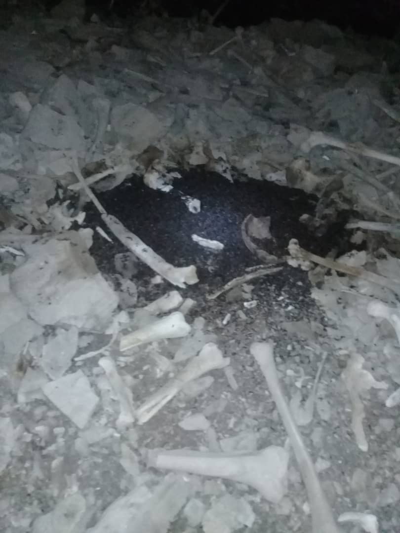 العثور على مقبرة في اليمن تضم رفاة خمسين شخصاً يعتقد أنها لضحايا الصراع السياسي .. صورة