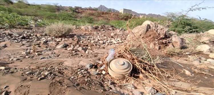 سيول الأمطار تجرف عبوات ناسفة وألغام حوثية في مأرب