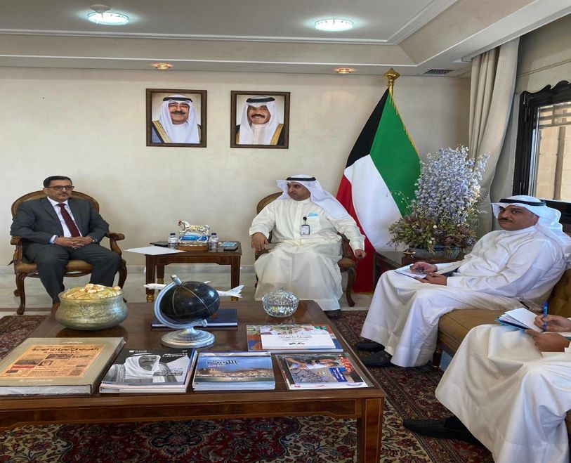 السفير اليمني يناقش مع الخارجية الكويتية مستجدات وتطورات الأوضاع على الساحة اليمنية