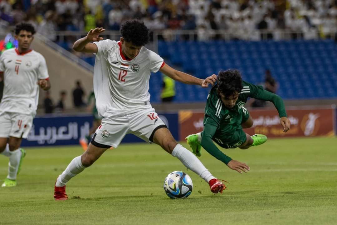 منتخبنا اليمني يخطف تعادلا ثمينا من أرض السعودية في بطولة غرب آسيا للشباب