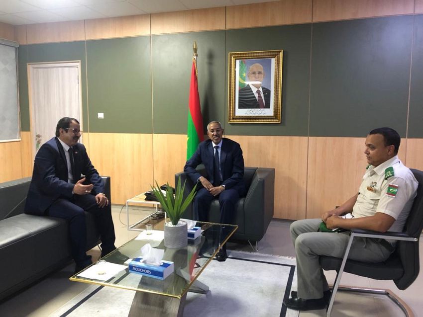 السفير سالم العرادة يبحث مع وزير الدفاع الموريتاني تعزيز التعاون في مجال الدفاع