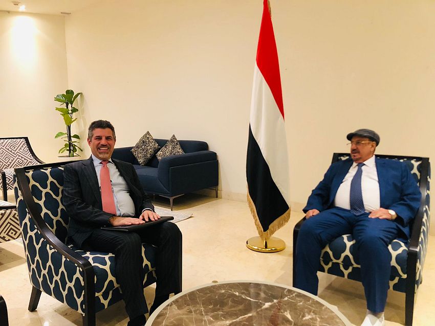 البركاني يلتقي السفير الامريكي لدى اليمن