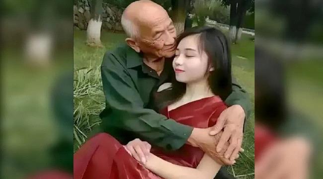 شابة تتزوج رجلاً يكبرها بـ 57 سنة بعد مقابلته في دار المسنين