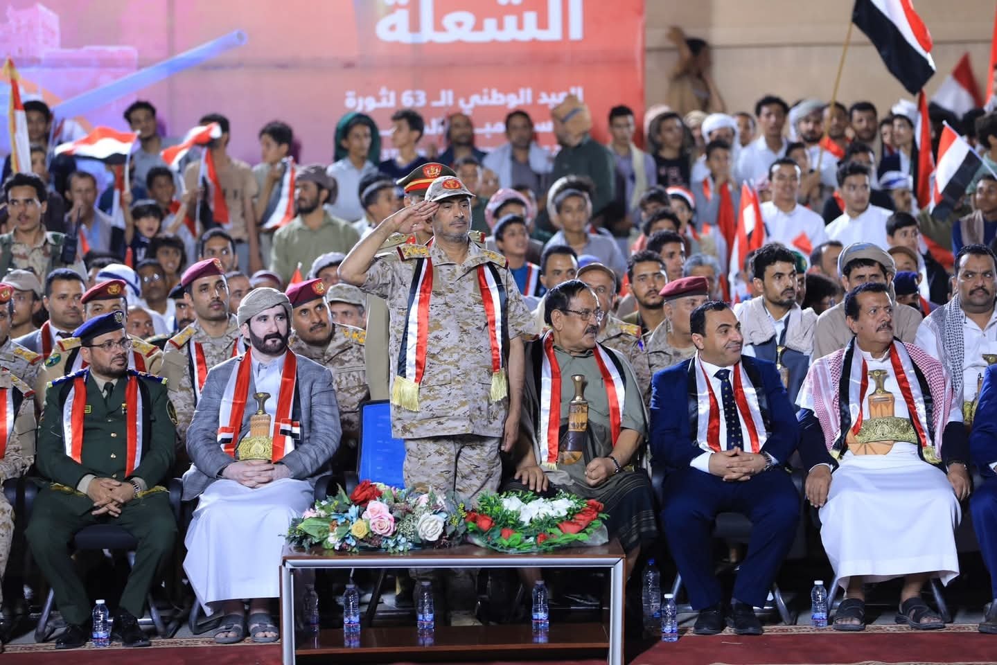 مأرب توقد الشعلة الأم للعيد الوطني الـ63 لثورة 26 سبتمبر المجيدة (صور)