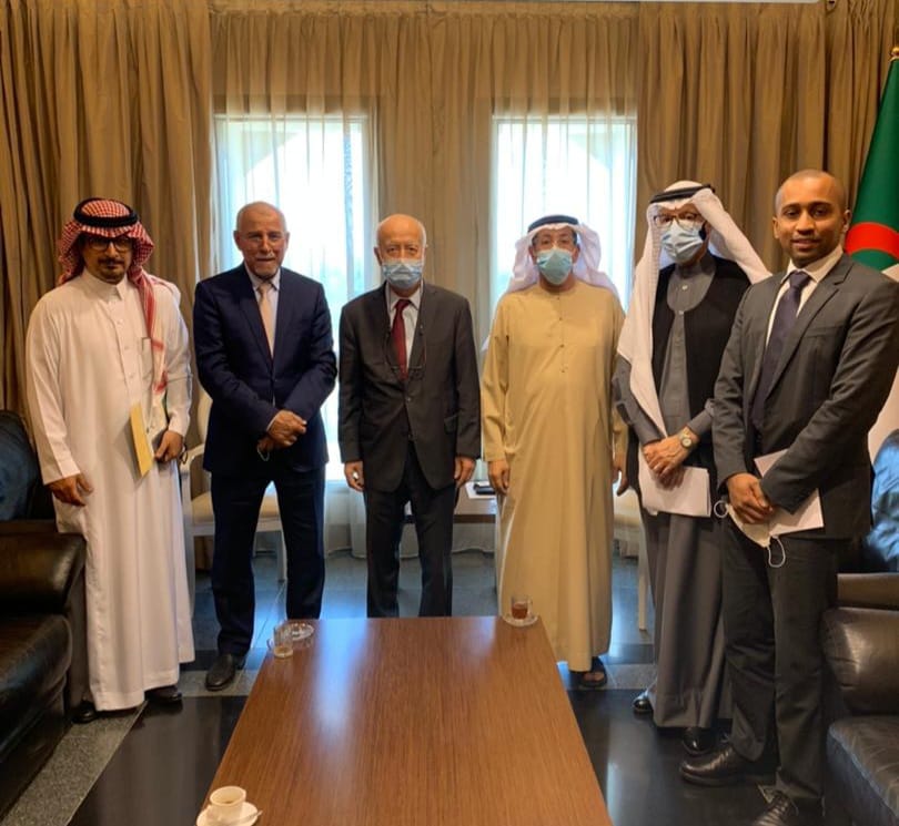 سفراء اليمن والسعودية والامارات والبحرين والكويت يلتقون مسئول بالخارجية الجزائرية