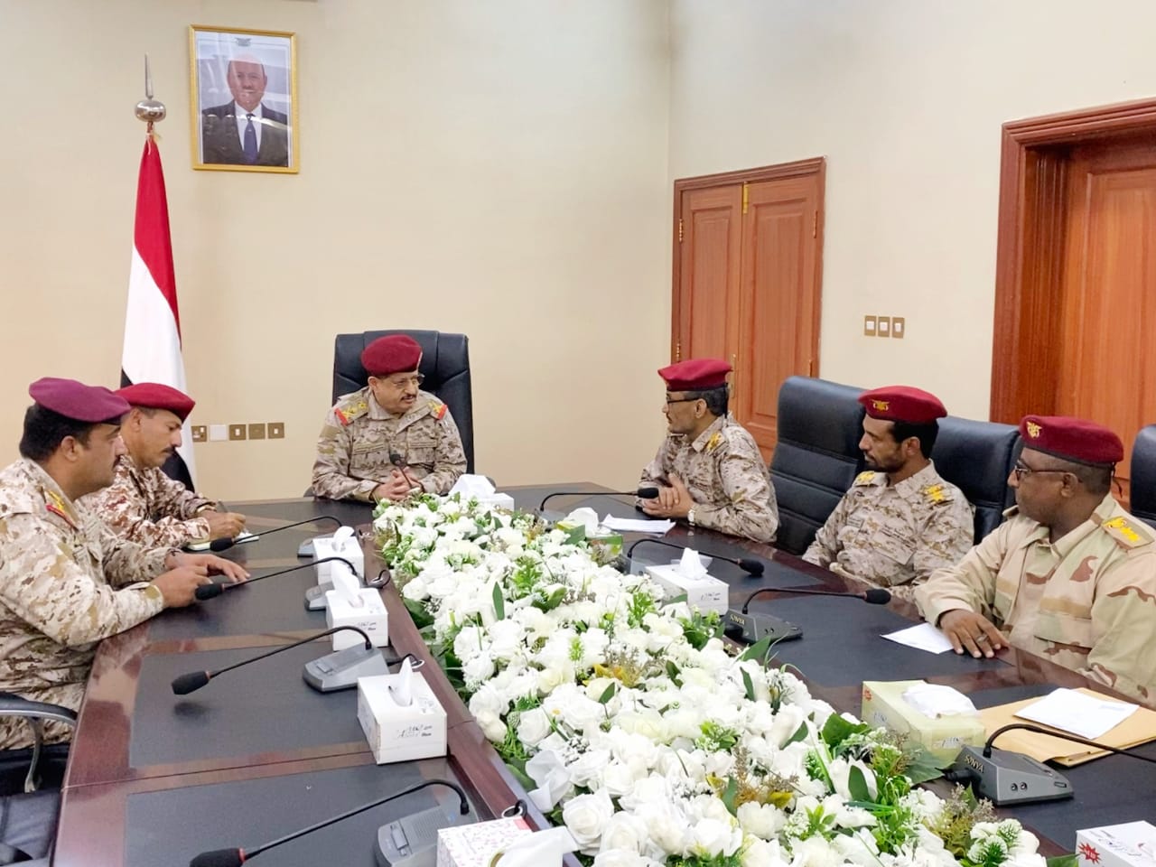 المقدشي يؤكد على اهمية الارتقاء بالمؤسسة العسكرية والاستعداد لتنفيذ المهام