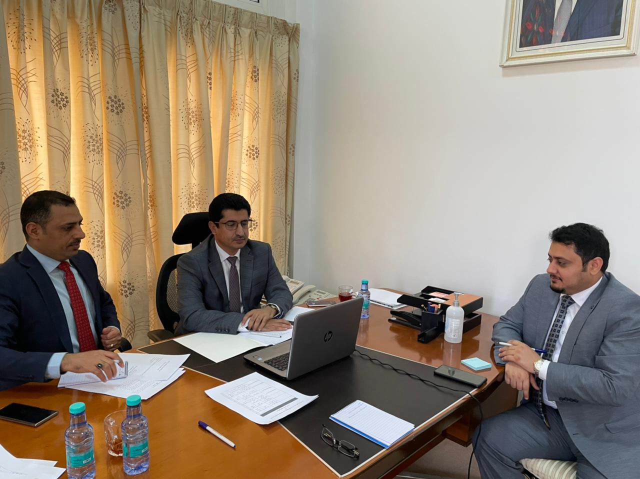 وكيل وزارة الخارجية يترأس اجتماعاً لعدد من ممثلي الدول العربية والافريقية المطلة على البحر الأحمر وخليج عدن