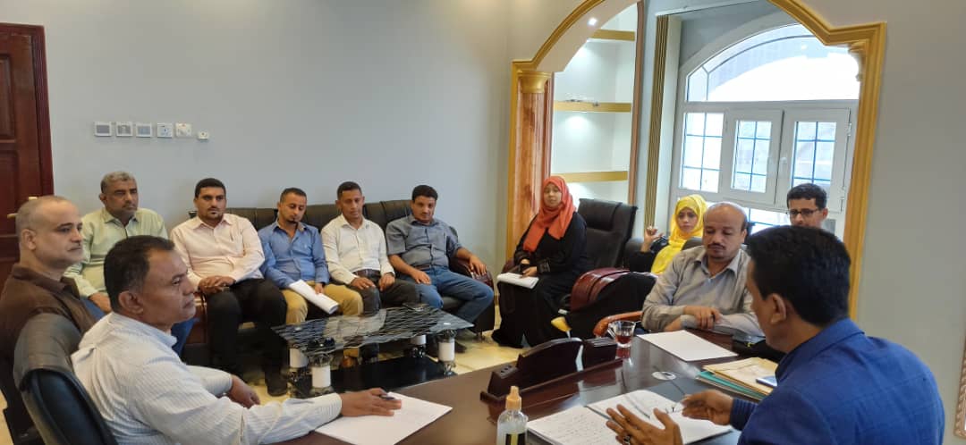 مشبح يعقد اجتماع موسع لمناقشة خطة واولويات عمل الوزارة للعام 2022م