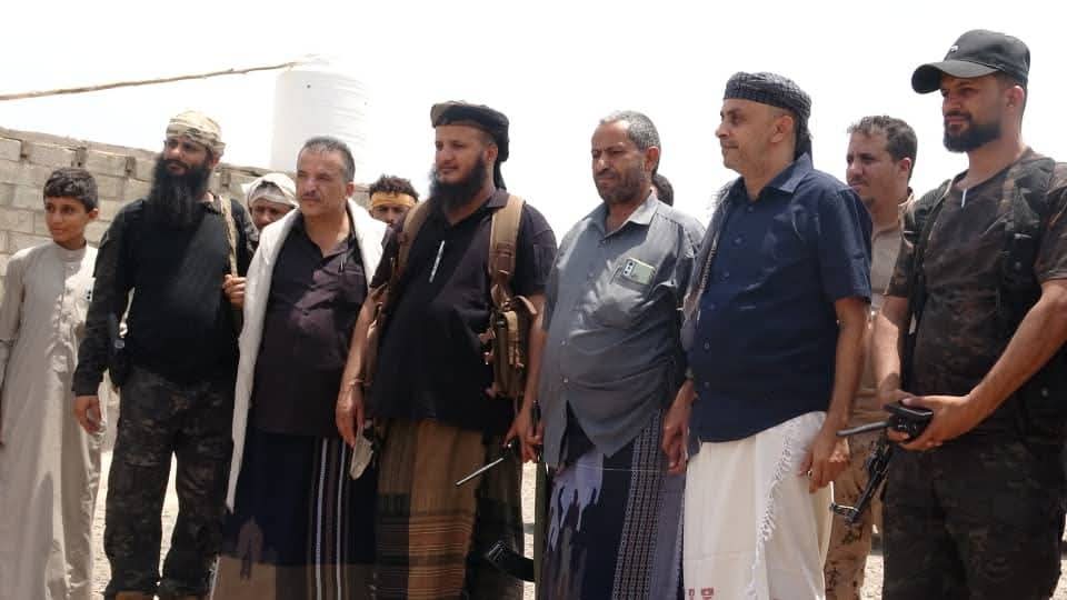 قيادة ألوية المغاوير في الساحل الغربي تزور اللواء الثاني مغاوير بالضالع