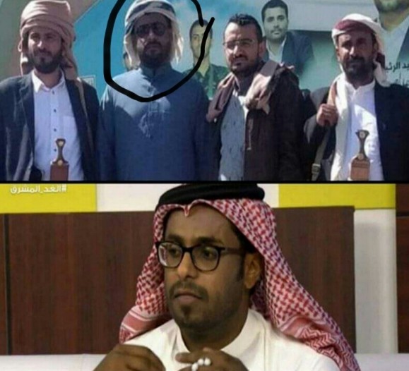 عاد من هذه الدولة الخليجية والتقط صوراً مع الحوثيين عند قبر الصماد  عقب وصوله العاصمة صنعاء .. صورة