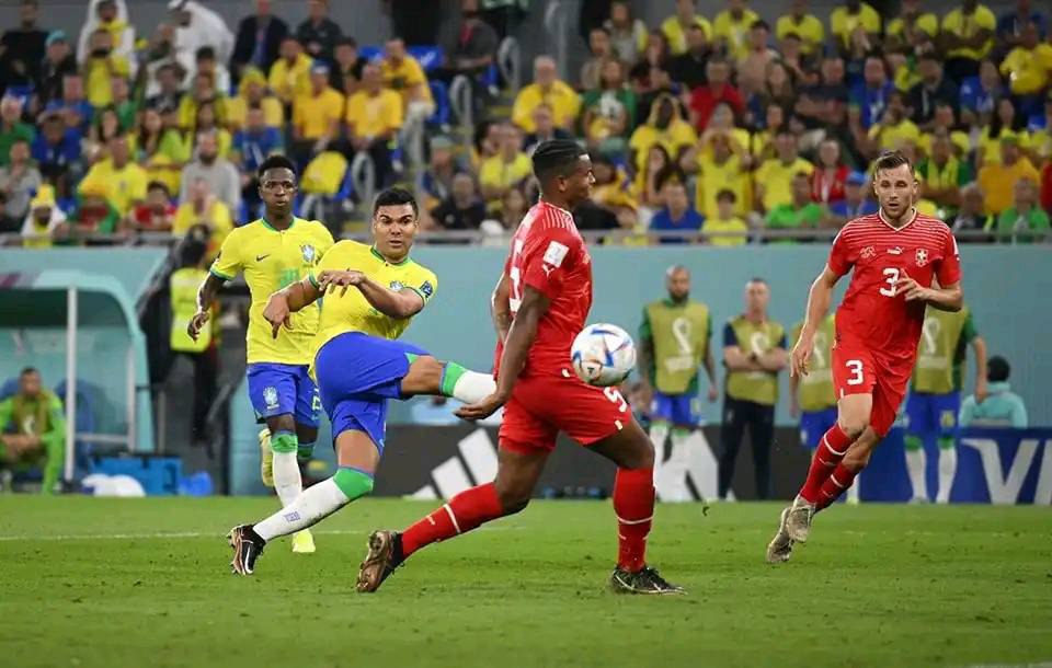 في مباريات كأس العالم .. البرازيل تصل إلى ثمن النهائي من بوابة سويسرا