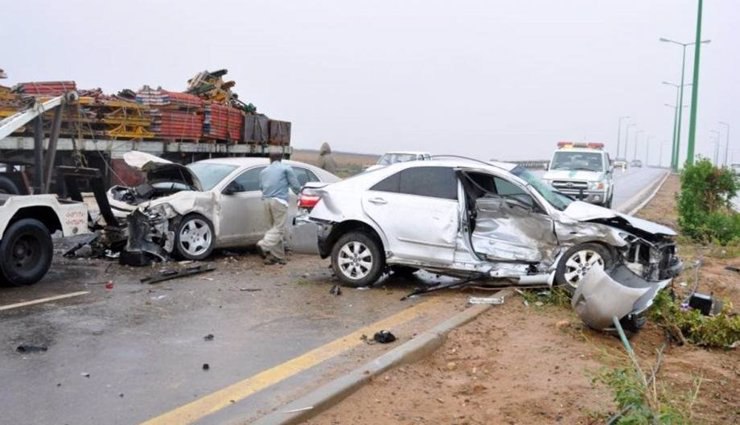 صباح حزين في السعودية .. بعد حادث مروع أودى بحياة 7 أشخاص من عائلة واحدة 